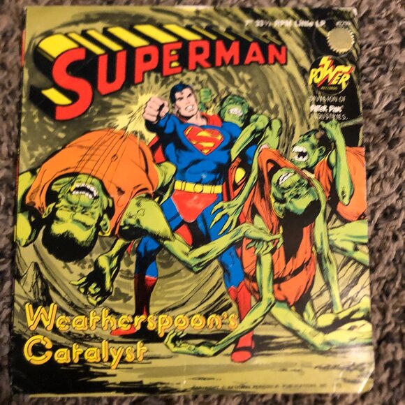 SUPERMAN, WEATHERSPOON'S CATALYST (7" 33 1/3 RPM Little LP Vinyl) - Picture 1 of 3